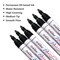 6 Pieces Black Paint Markers Pens - Single color Permanent Oil Based Paint Pen, Medium Tip, Quick Dry and Waterproof Marker for Rock, Wood, Fabric, Plastic, Canvas, Glass, Mugs, Canvas, Glass